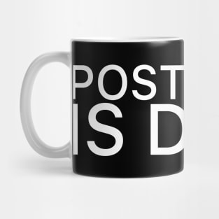 Post rock is dead - Vintage - Cat Mug